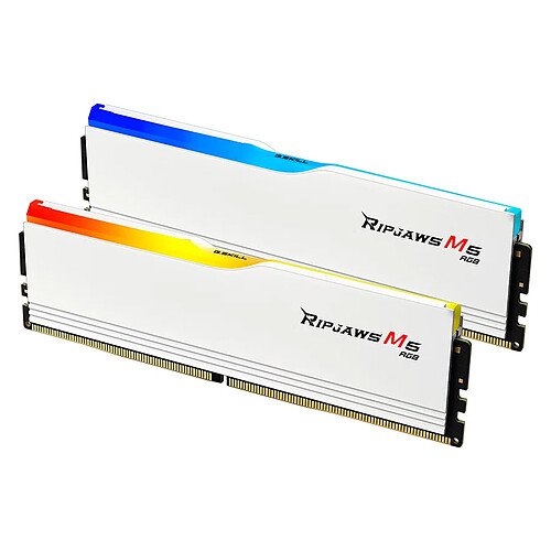 G.Skill Ripjaws M5 RGB 32 Go (2 x 16 Go) DDR5 6000 MHz CL30 - Blanc – Image 3
