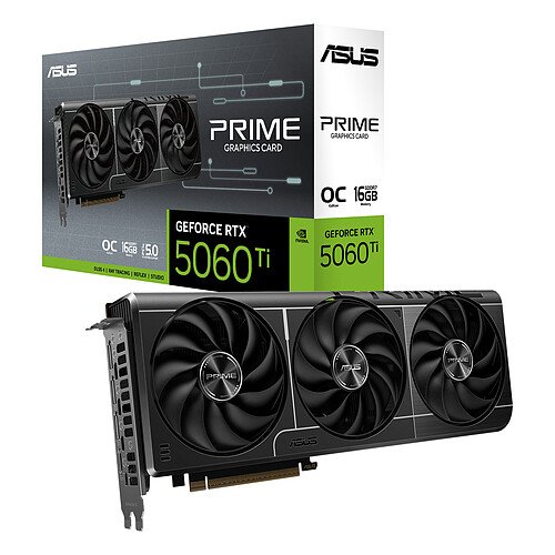 ASUS PRIME GeForce RTX 5060 Ti OC Edition 16GB